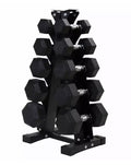 Northern Hex Dumbbells with 5-Tier Rack - Set of 10