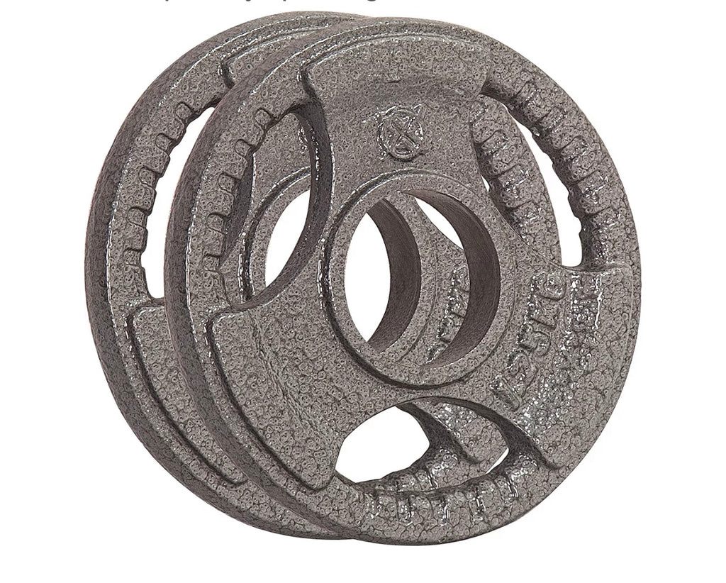 RIP X Tri Grip 2" Olympic Weight Plates in Cast Iron full set     1.25kg + 2.5kg + 5kg + 10kg + 15kg + 20kg