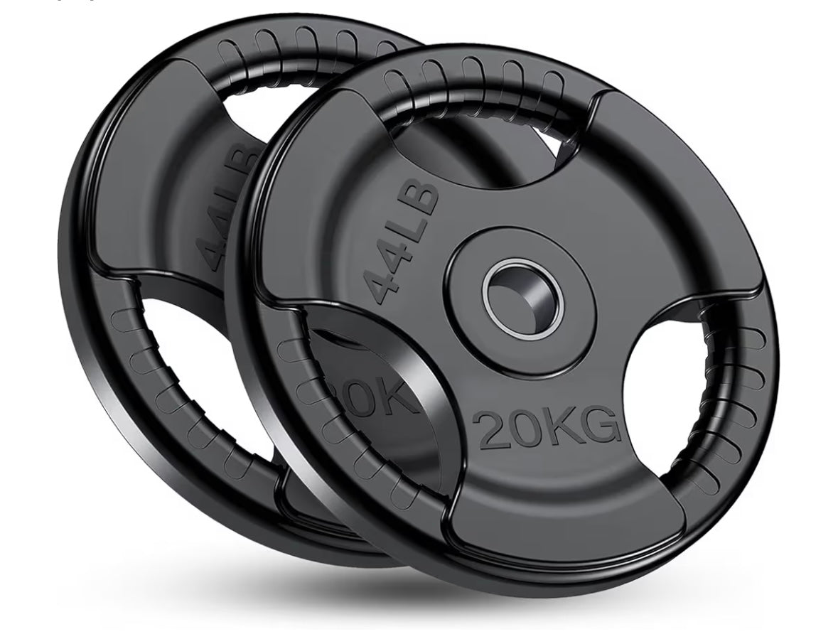FK Sports Standard Weight Plates - Cast Iron Weight Plates with Rubber finish, 1 inch opening, 2.5kg or 5kg or 10kg or 15kg, 20kg or 25kg