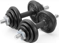 York Fitness 20 kg Cast Iron Spinlock Dumbbell
