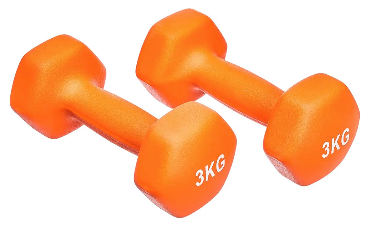 Neoprene.     3kg or 4kg or 6kg