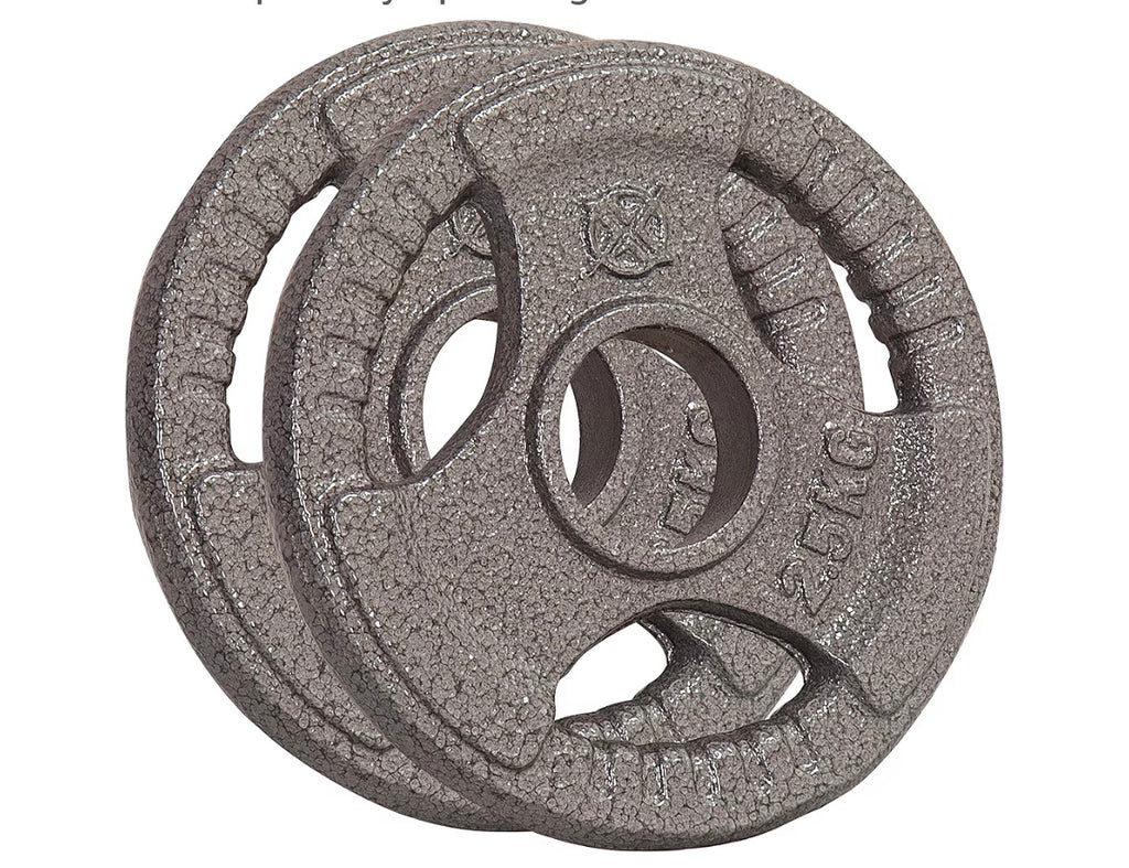 RIP X Tri Grip 2" Olympic Weight Plates in Cast Iron full set     1.25kg + 2.5kg + 5kg + 10kg + 15kg + 20kg