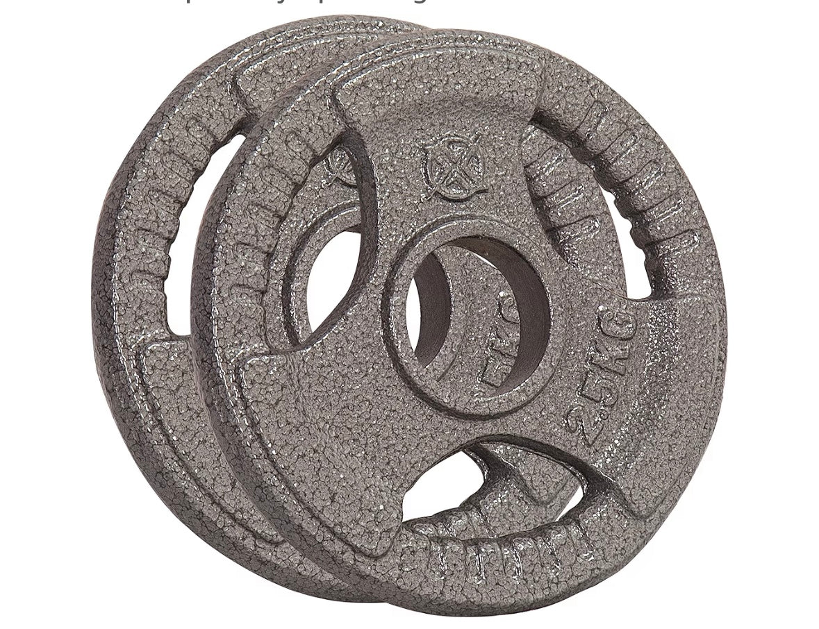 RIP X Tri Grip 2" Olympic Weight Plates in Cast Iron full set     1.25kg + 2.5kg + 5kg + 10kg + 15kg + 20kg