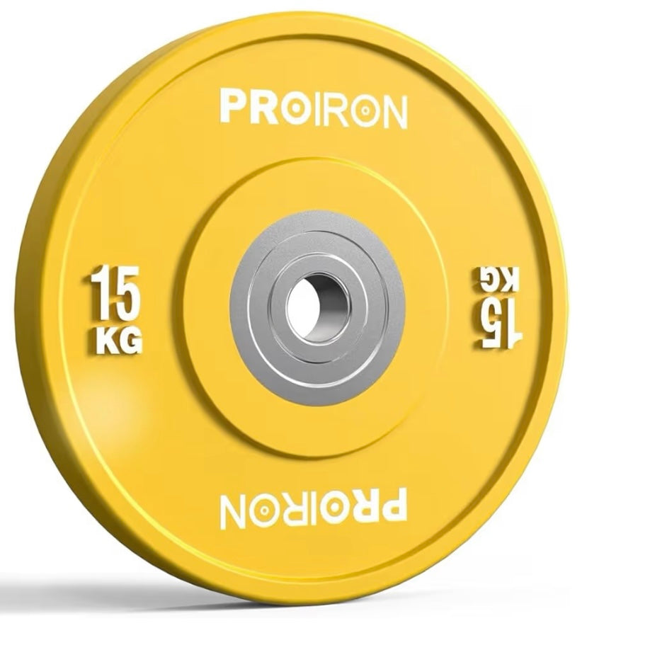 PROIRON Olympic Bumper Plates, 2" 5kg or 10kg or 15kg or 25kg