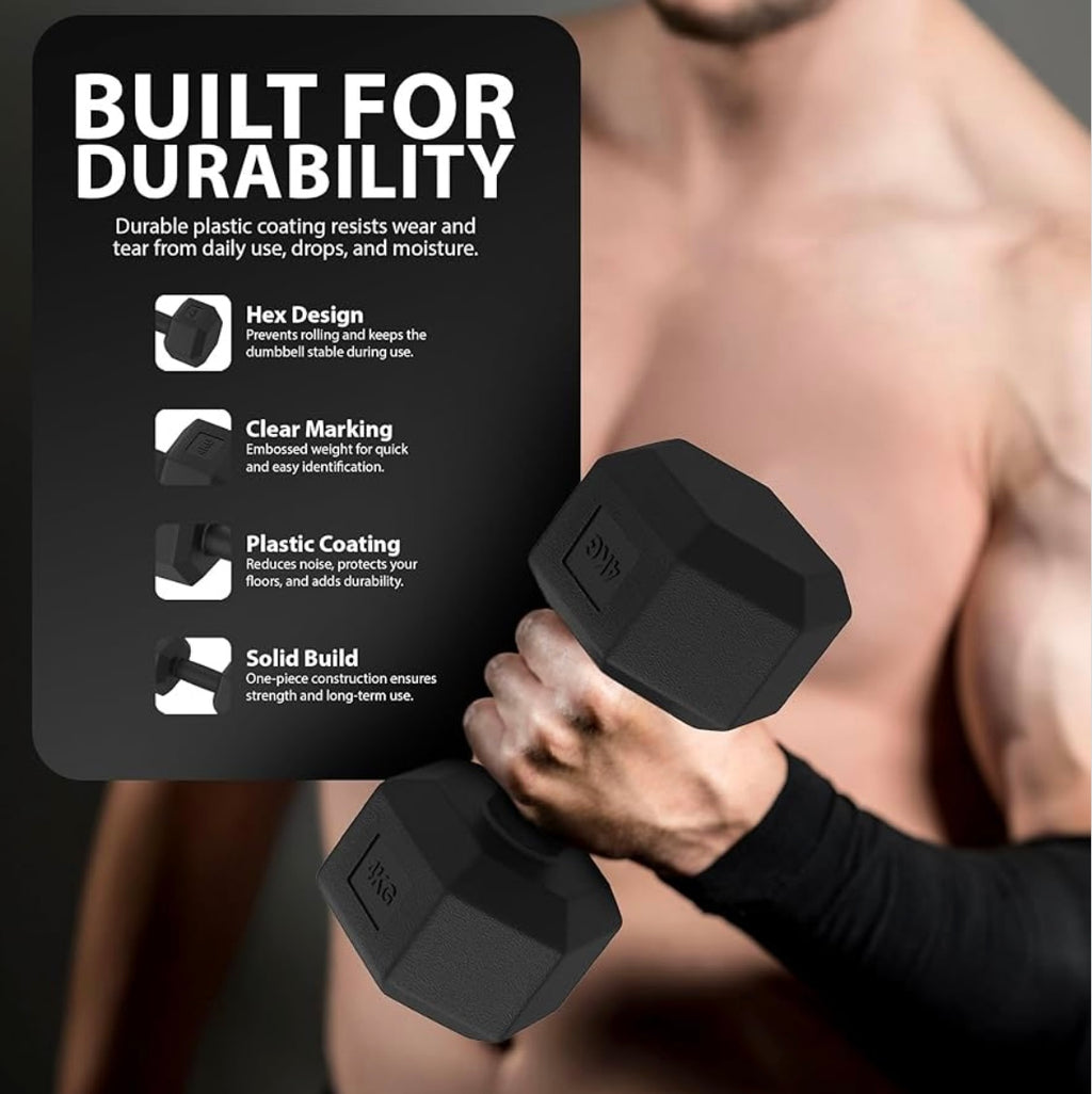 ZENO Dumbbells .  4kg 5kg 6kg  7.5kg 8kg 10kg