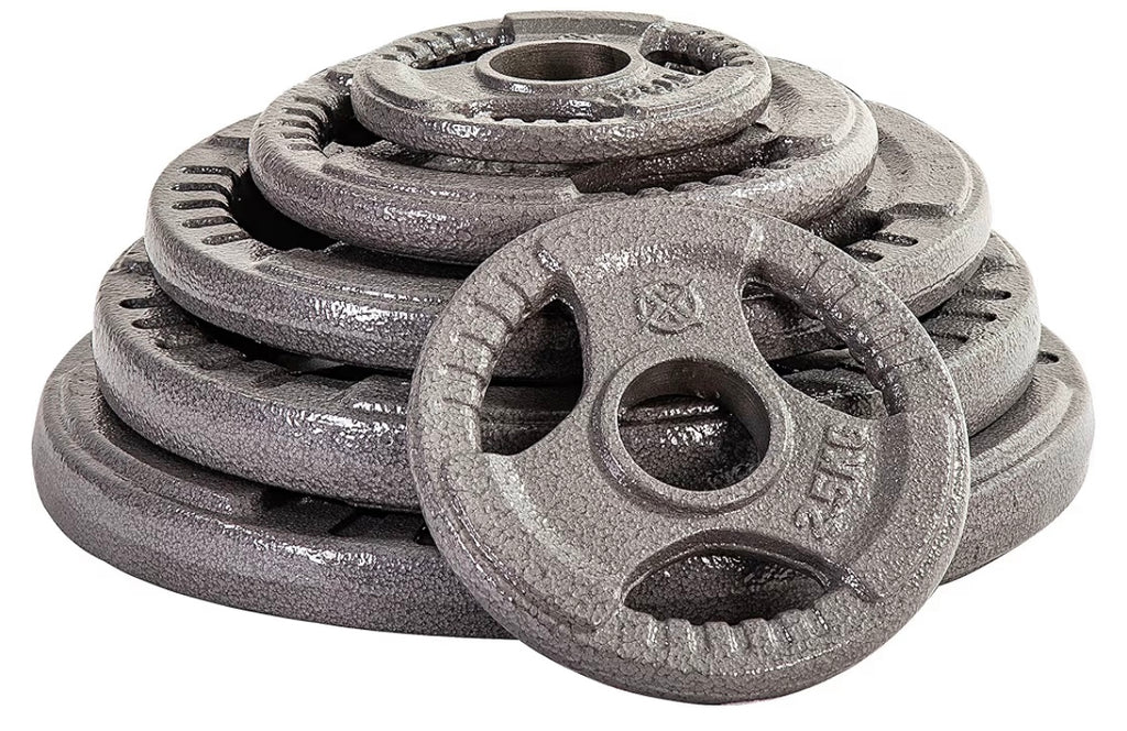 RIP X Tri Grip 2" Olympic Weight Plates in Cast Iron full set     1.25kg + 2.5kg + 5kg + 10kg + 15kg + 20kg