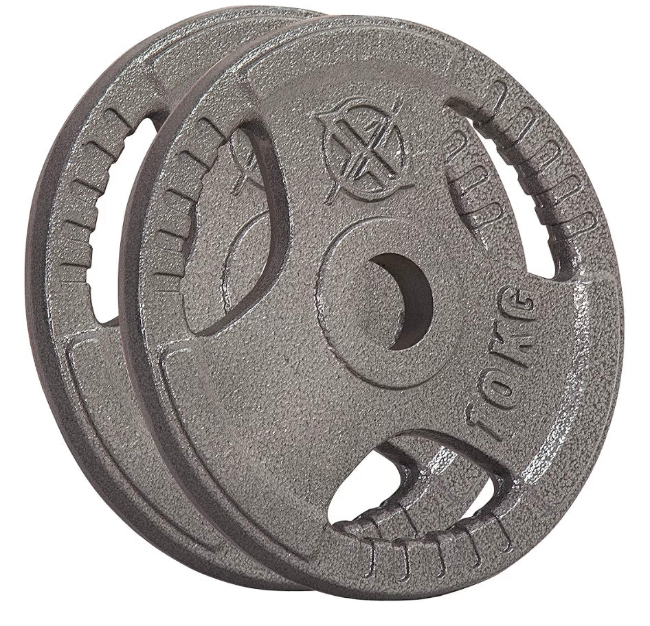 RIP X Tri Grip 2" Olympic Weight Plates in Cast Iron full set     1.25kg + 2.5kg + 5kg + 10kg + 15kg + 20kg
