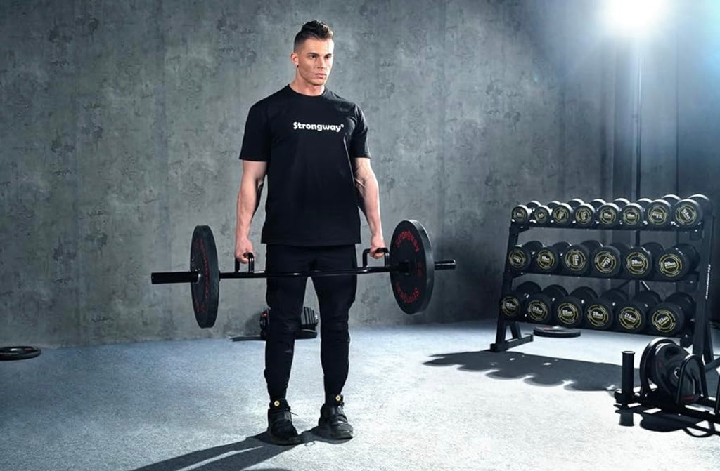 Strongway® Olympic Bumper Weight Plates (5KG or 10KG or 15kg or 20KG) Discs for Barbell - 2 Inch