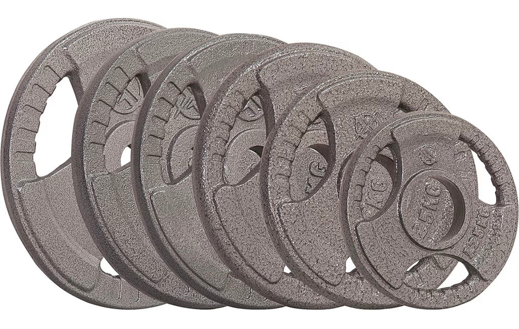 RIP X Tri Grip 2" Olympic Weight Plates in Cast Iron full set     1.25kg + 2.5kg + 5kg + 10kg + 15kg + 20kg