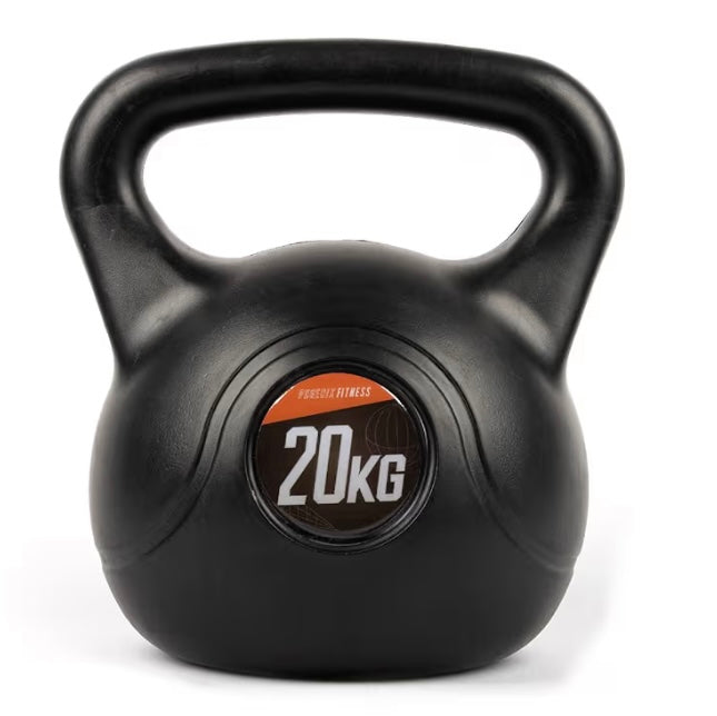 Phoenix Fitness Vinyl Kettlebell  – 4kg or 6kg or 8kg or 12kg or 16kg or or 20kg