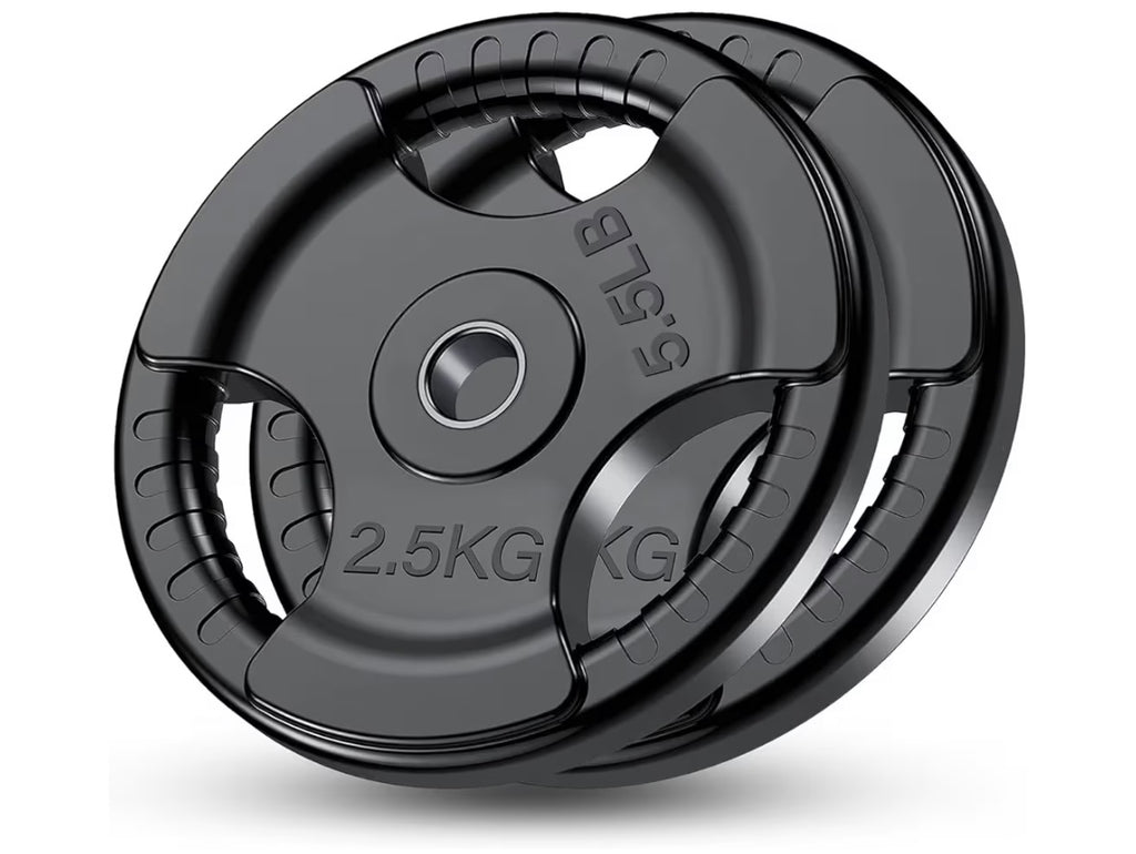 FK Sports Standard Weight Plates - Cast Iron Weight Plates with Rubber finish, 1 inch opening, 2.5kg or 5kg or 10kg or 15kg, 20kg or 25kg