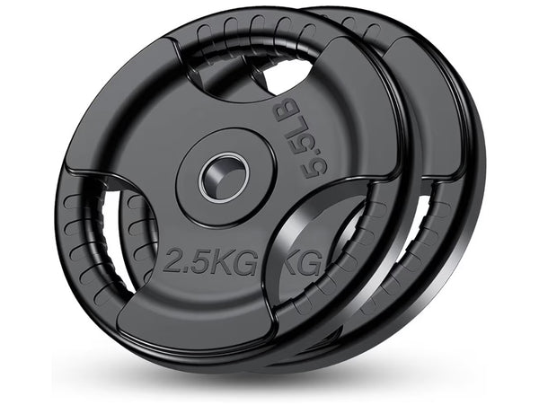 FK Sports Standard Weight Plates - Cast Iron Weight Plates with Rubber finish, 1 inch opening, 2.5kg or 5kg or 10kg or 15kg, 20kg or 25kg
