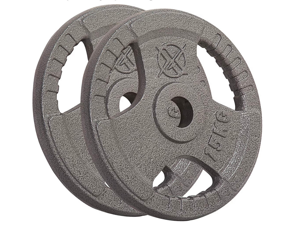 RIP X Tri Grip 2" Olympic Weight Plates in Cast Iron full set     1.25kg + 2.5kg + 5kg + 10kg + 15kg + 20kg