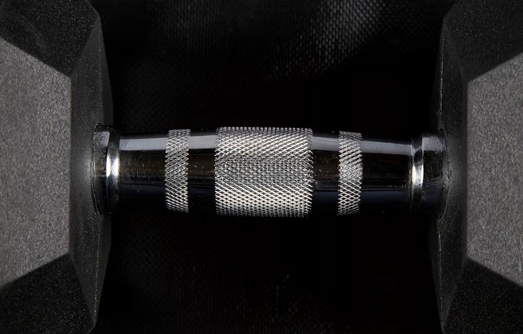 Hex Dumbbell Weights Set and Storage Rack