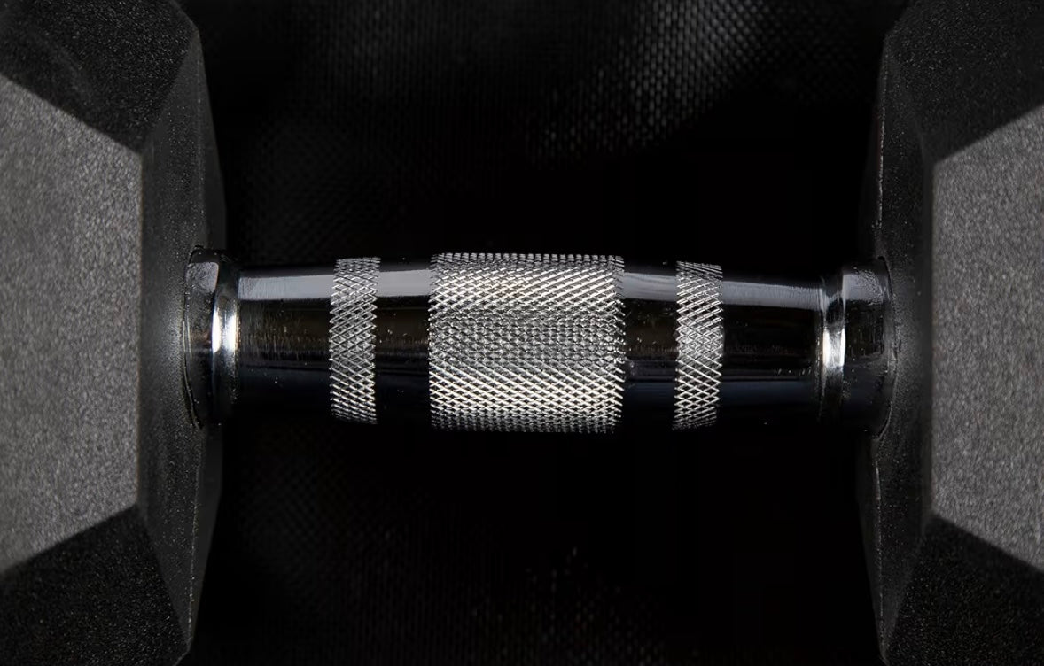 Hex Dumbbell Weights Set and Storage Rack