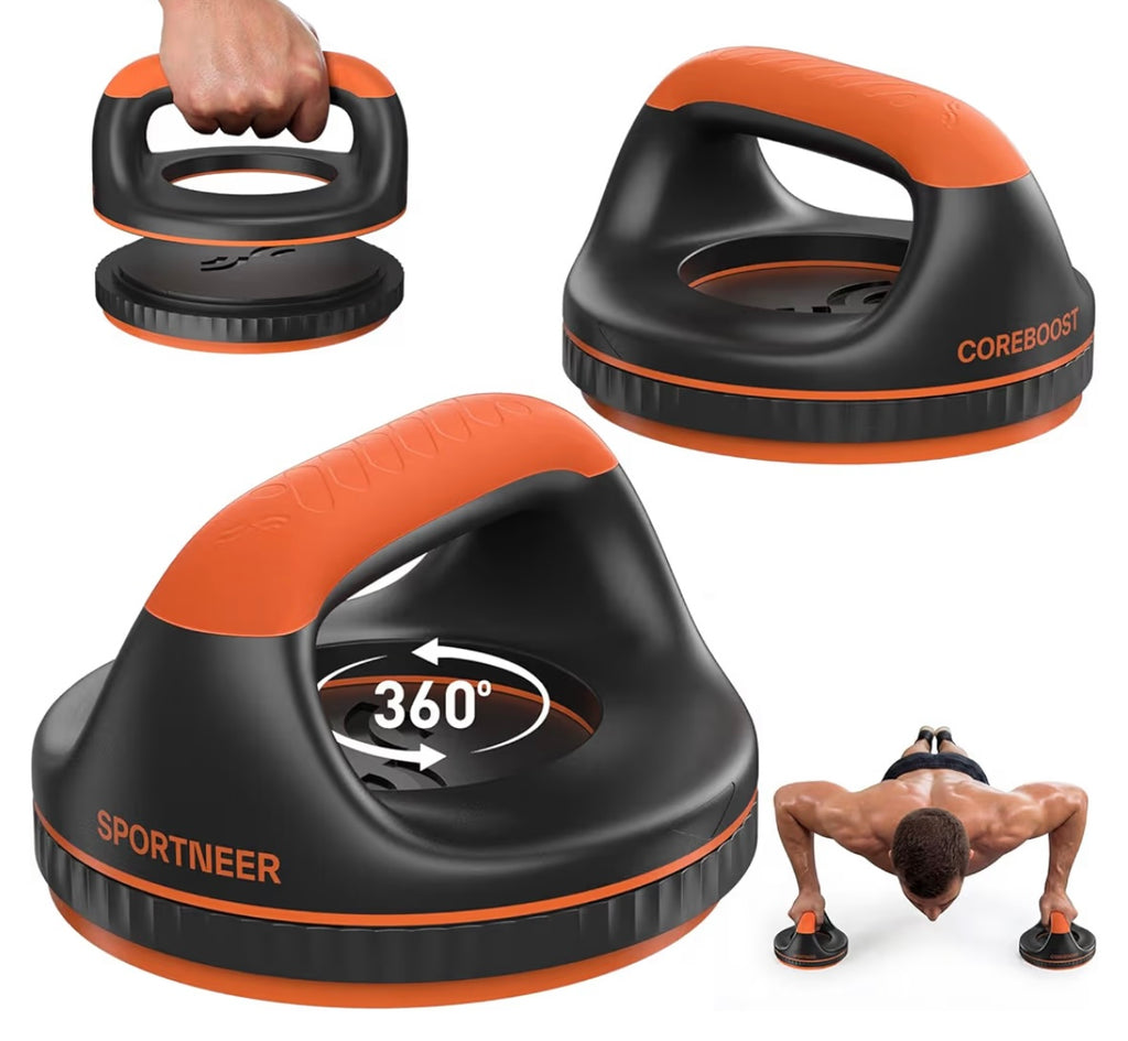 Sportneer 360° Push Up Handles with Detachable Waist Twister