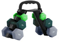 Sportnow Dumbbells Set with Carry Storage Rack 1kg 3kg 5kg